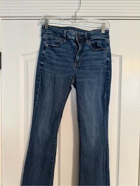 American Eagle Outfitters Dark Blue Women's Flare Jeans